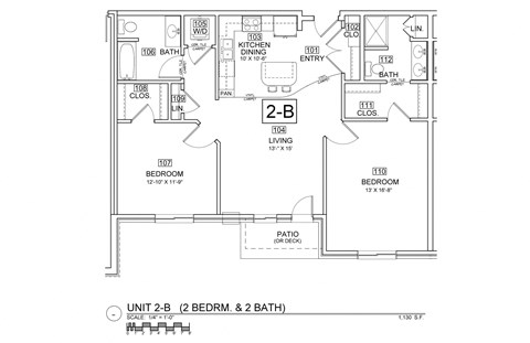 the floor plan of the second level of the house